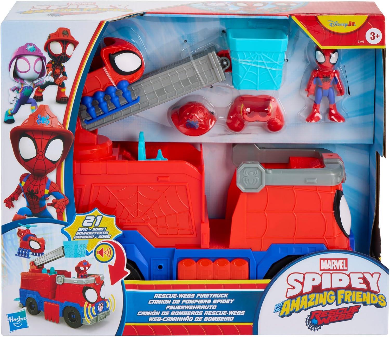 Marvel Spidey and his Amazing Friends Rescue-Webs Fire Engine