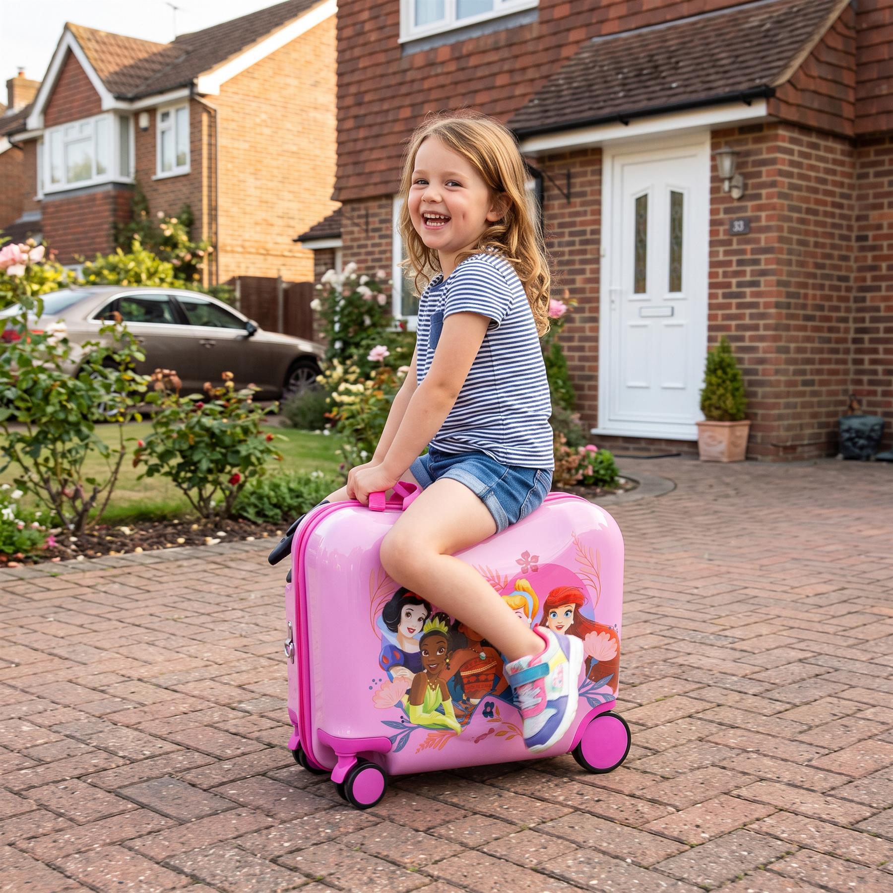 Disney Princess Ride On Luggage Suitcase
