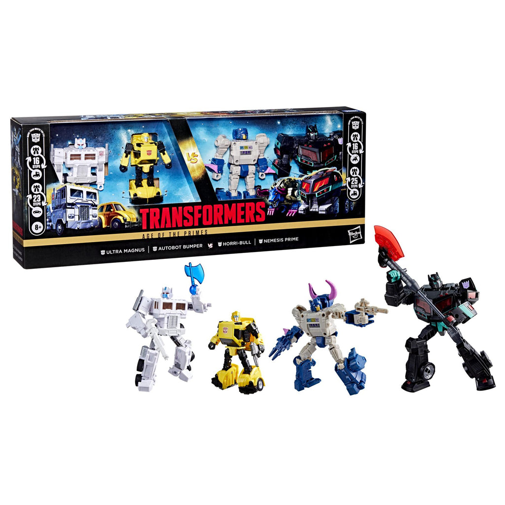Transformers Age of the Primes 4 Pack - With Code