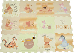 Disney Winnie The Pooh 12 Piece Foam Play Mats