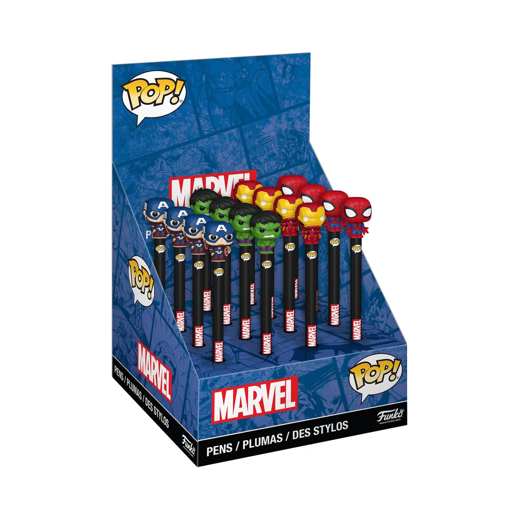 Funko Pen Topper Assortment – Disney Princess, Marvel & Stitch