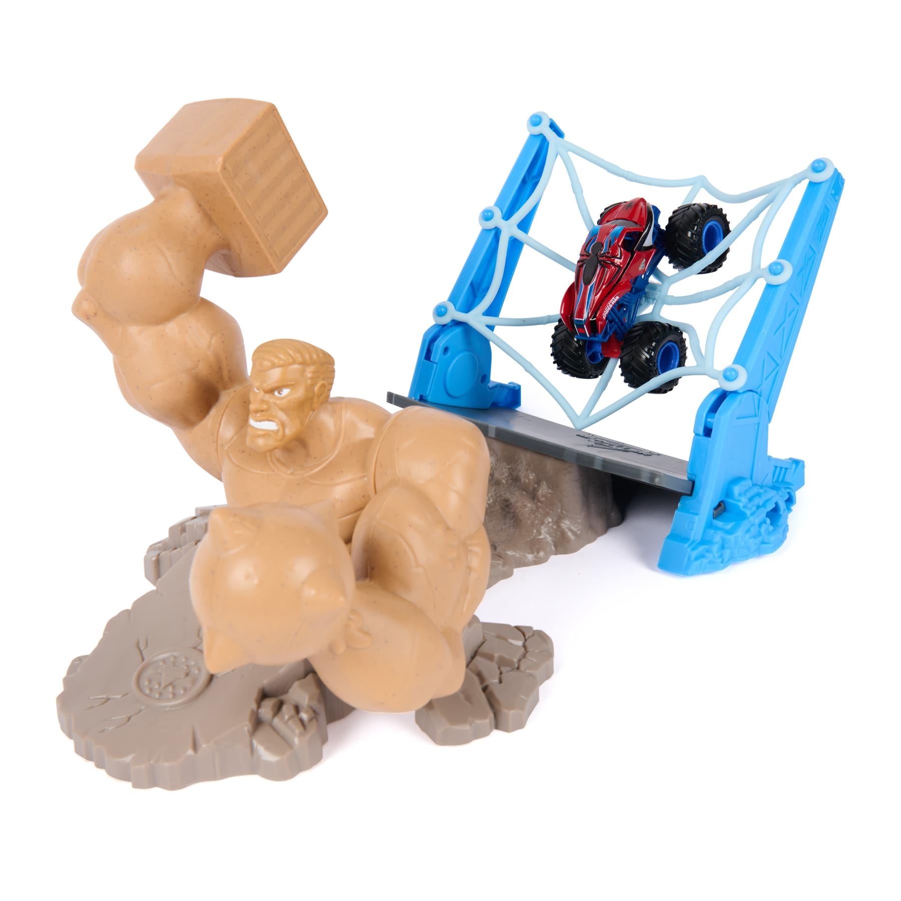 Marvel Spiderman Monster Jam 1:64 Playset