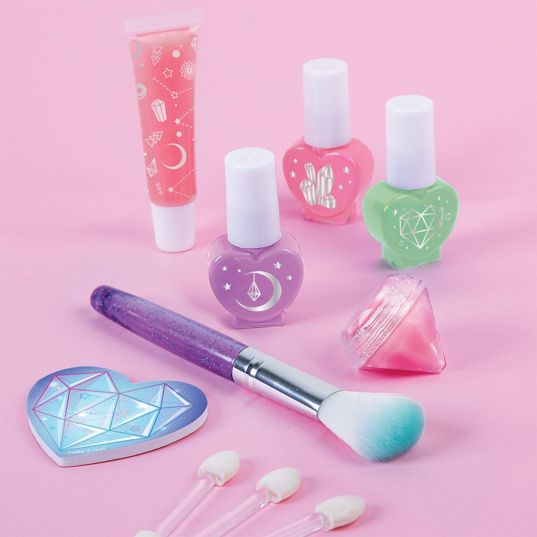 Make It Real Glimmer & Glow Light Up Cosmetic Studio