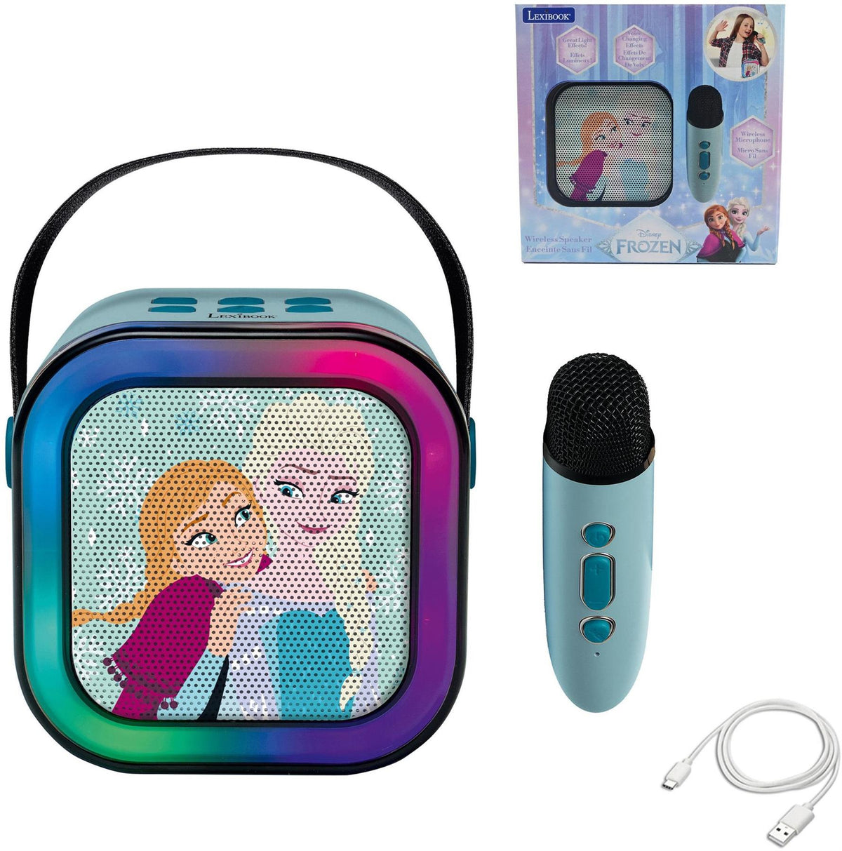 Disney Frozen Portable Karaoke Speaker & Microphone
