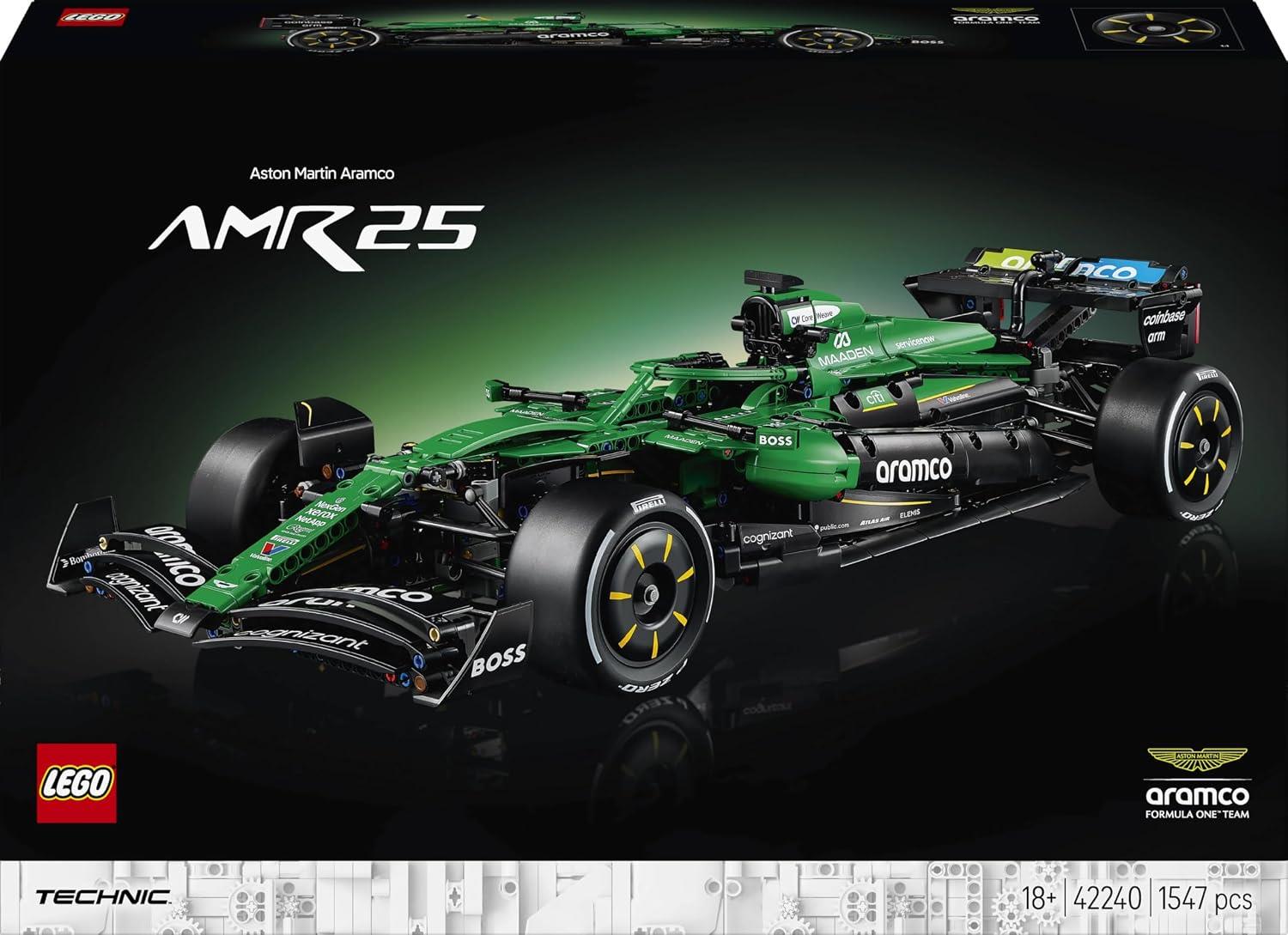 LEGO Technic Aston Martin Aramco AMR25 F1 Car 42240