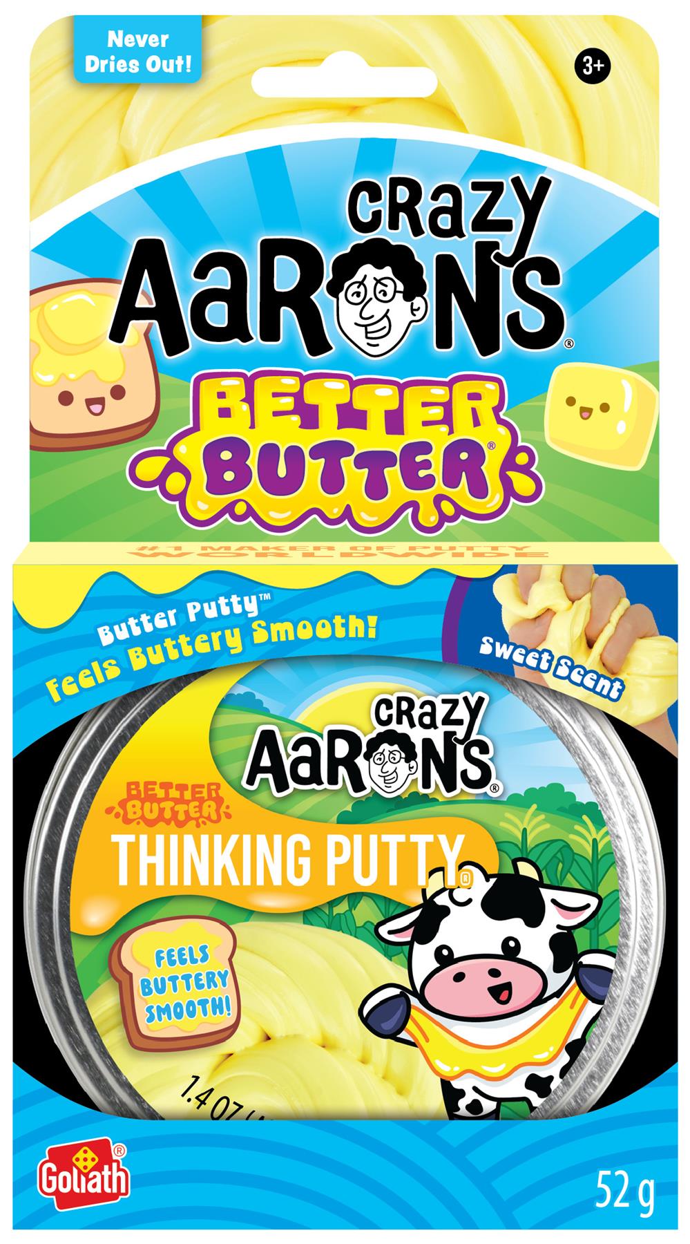 Crazy Aaron's Thinking Putty 3.5-Inch - Better Butter