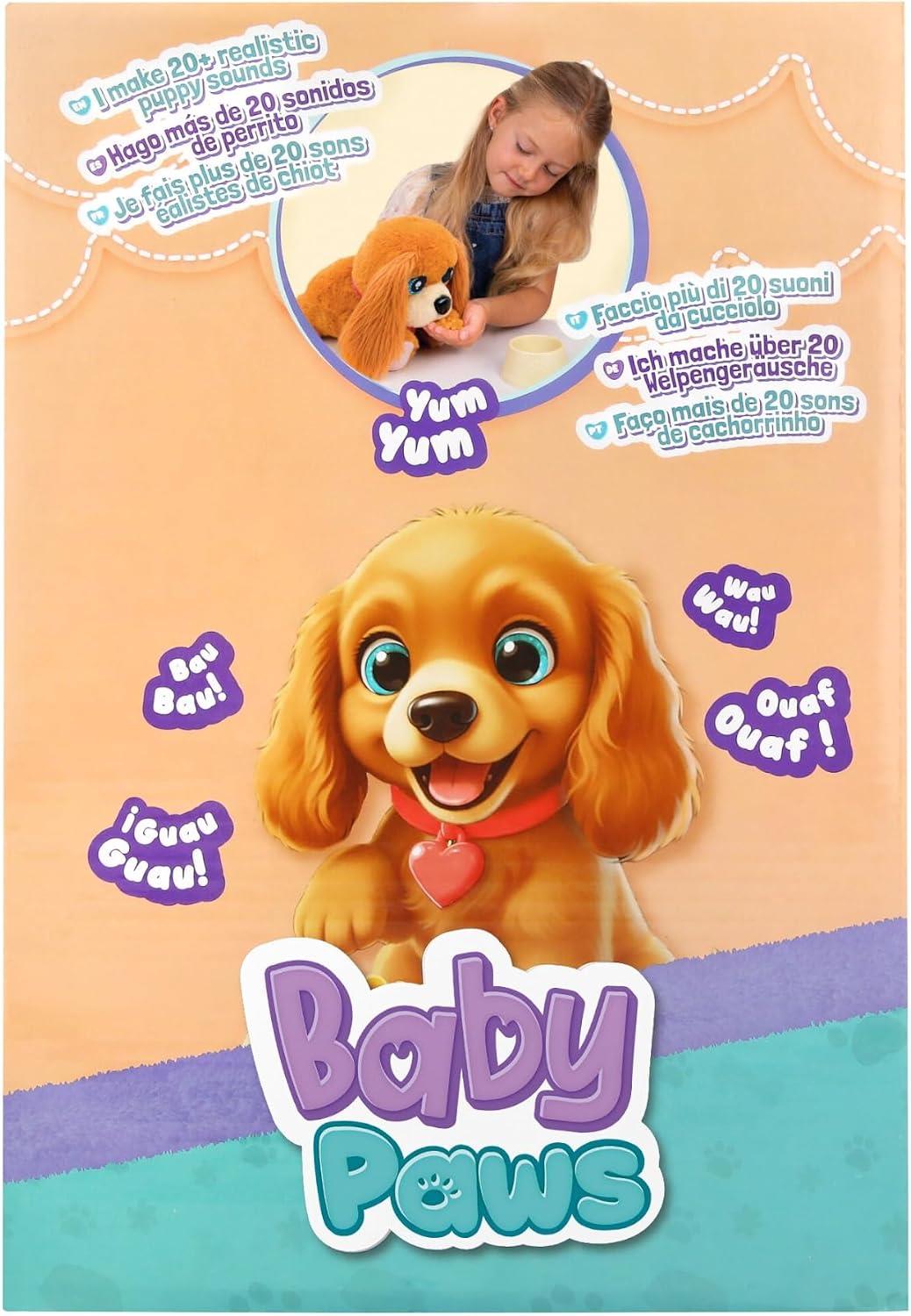 Baby Paws Eat & Go Interactive Plush Puppy