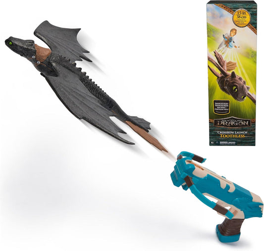 How to Train Your Dragon Toothless Crossbow Launch Flying Stunt Glider