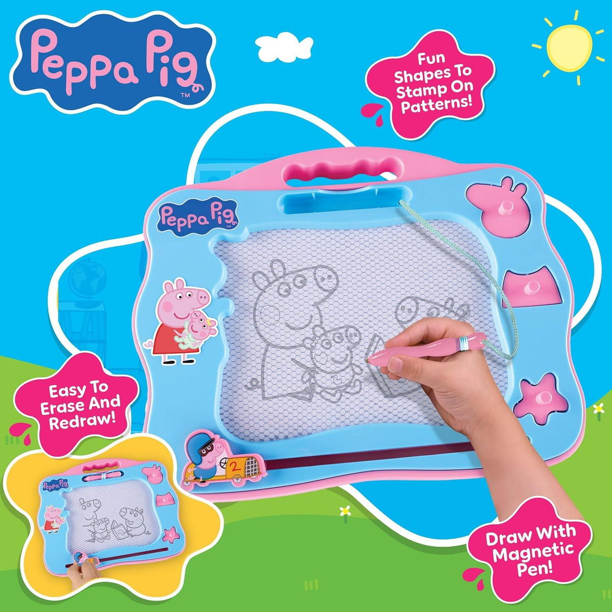 Peppa Pig Travel Magnetic Scribbler