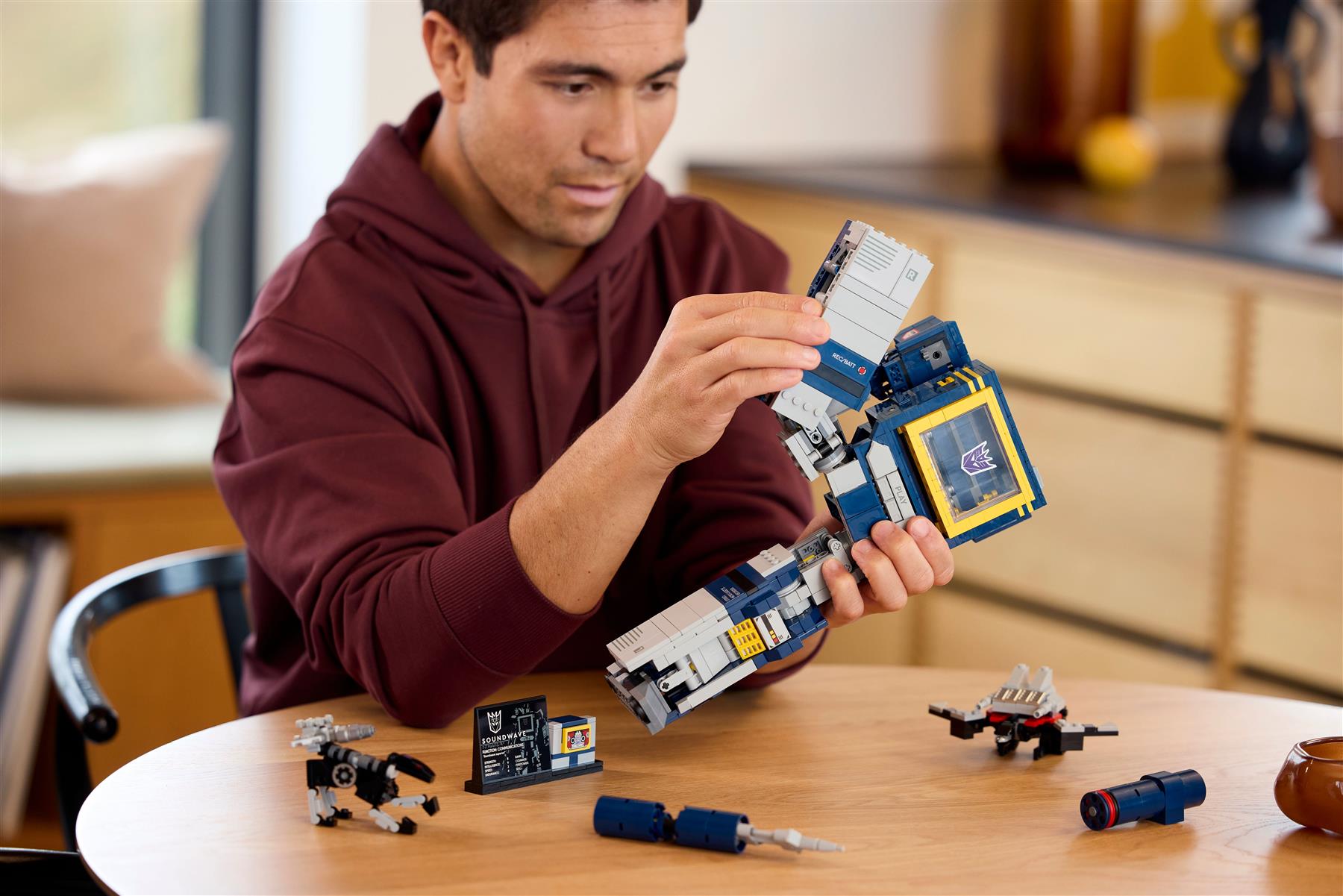 LEGO Icons Transformers Soundwave Model Kit 10358