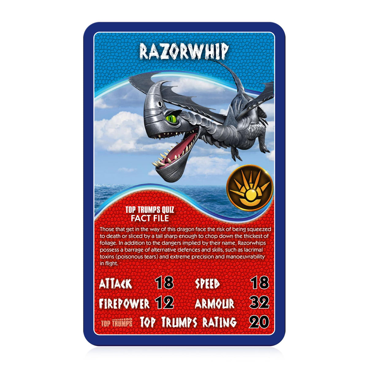 Top Trumps How to Train Your Dragon Card Game
