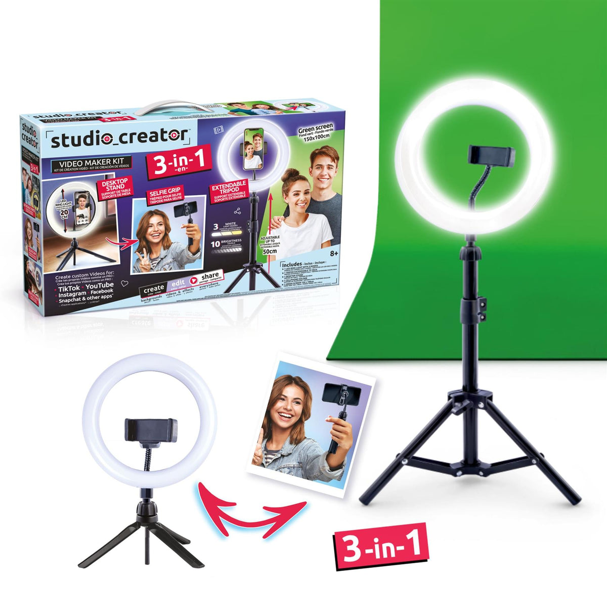 Studio Creator 3-in-1 Video Maker Kit