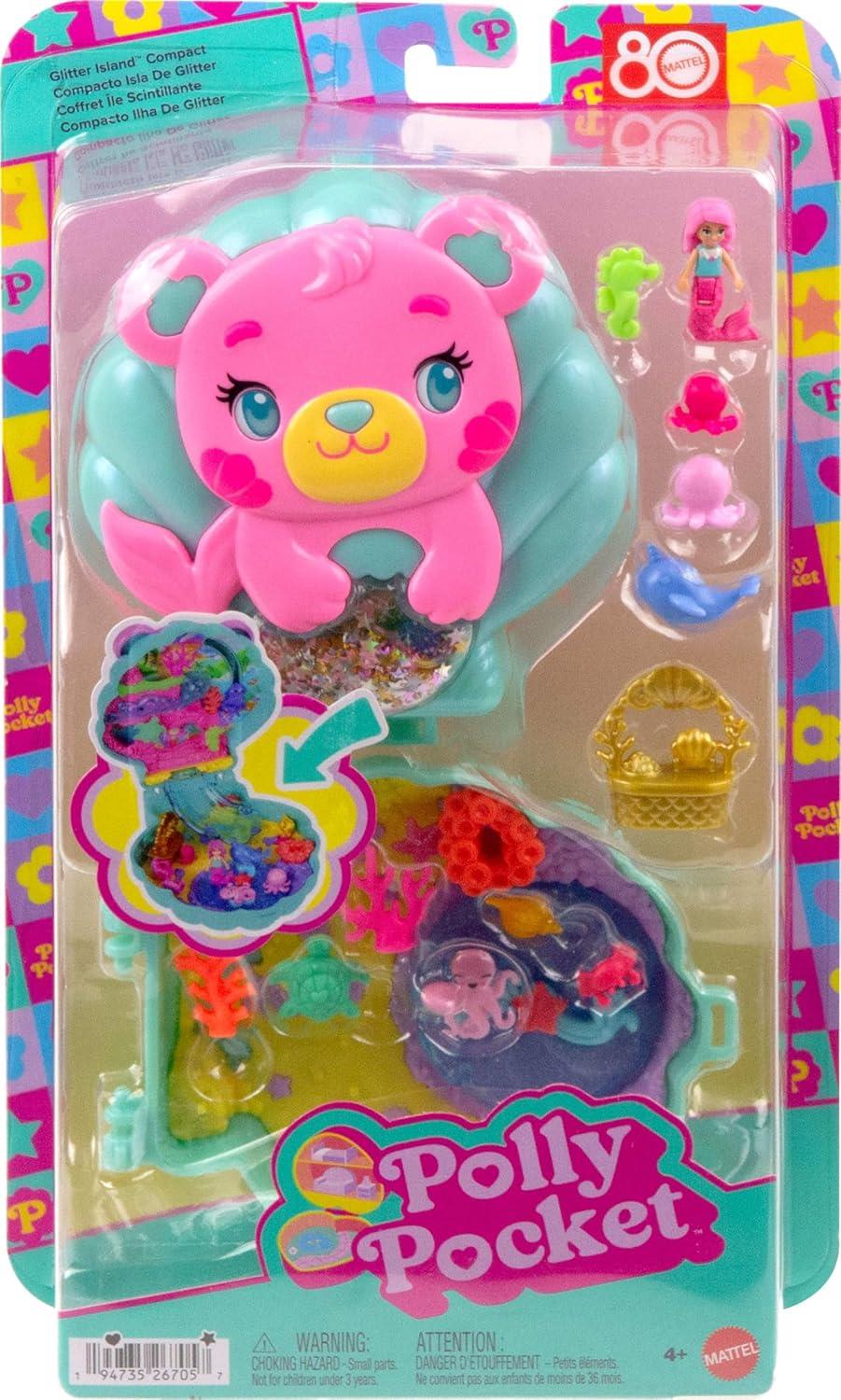 Polly Pocket Glitter Island Compact Blister