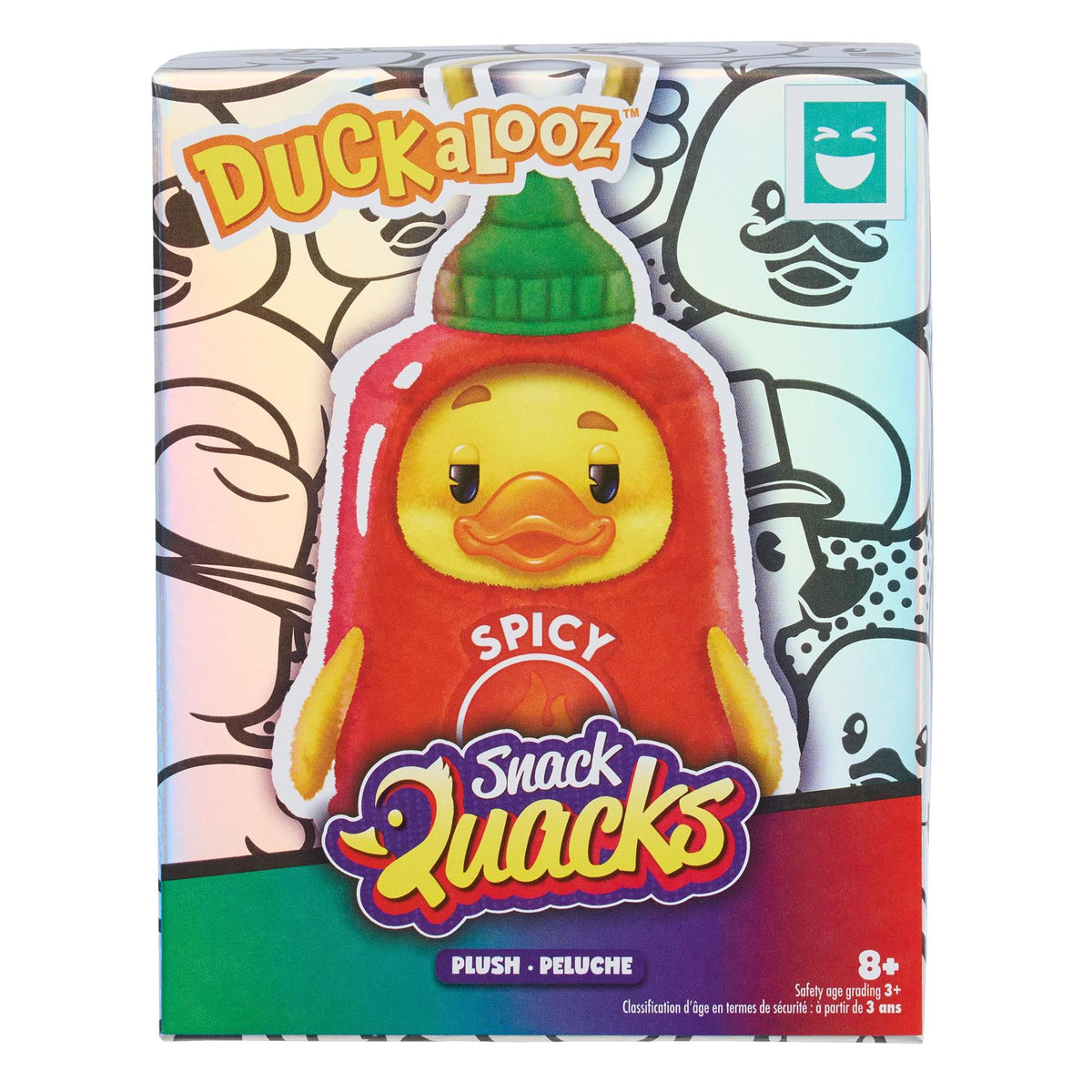 Duckalooz Snack Quack Clip-On Plush Duck Assortment