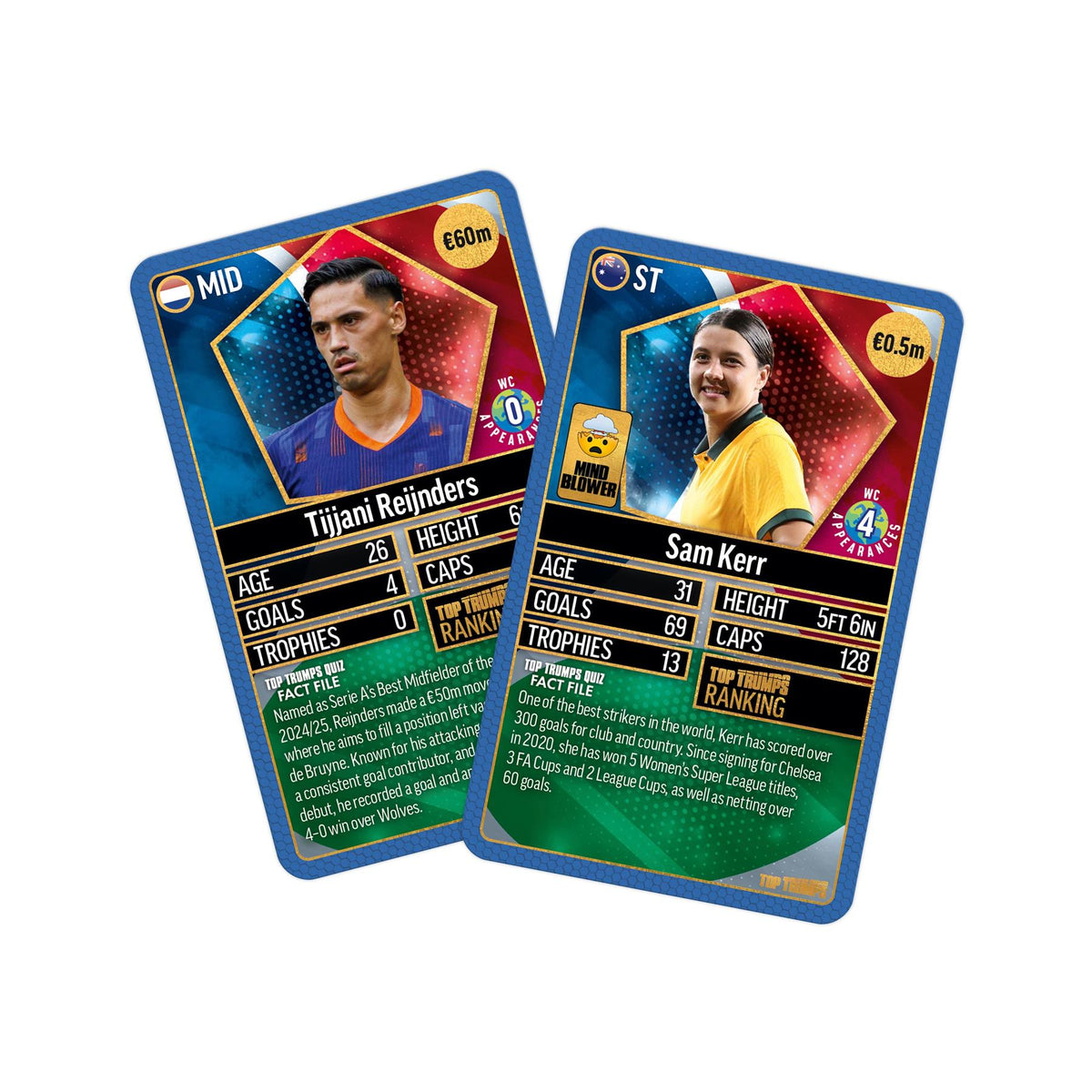 Top Trumps World Football Stars Top 200 Card Game – Chrome Blue Pack