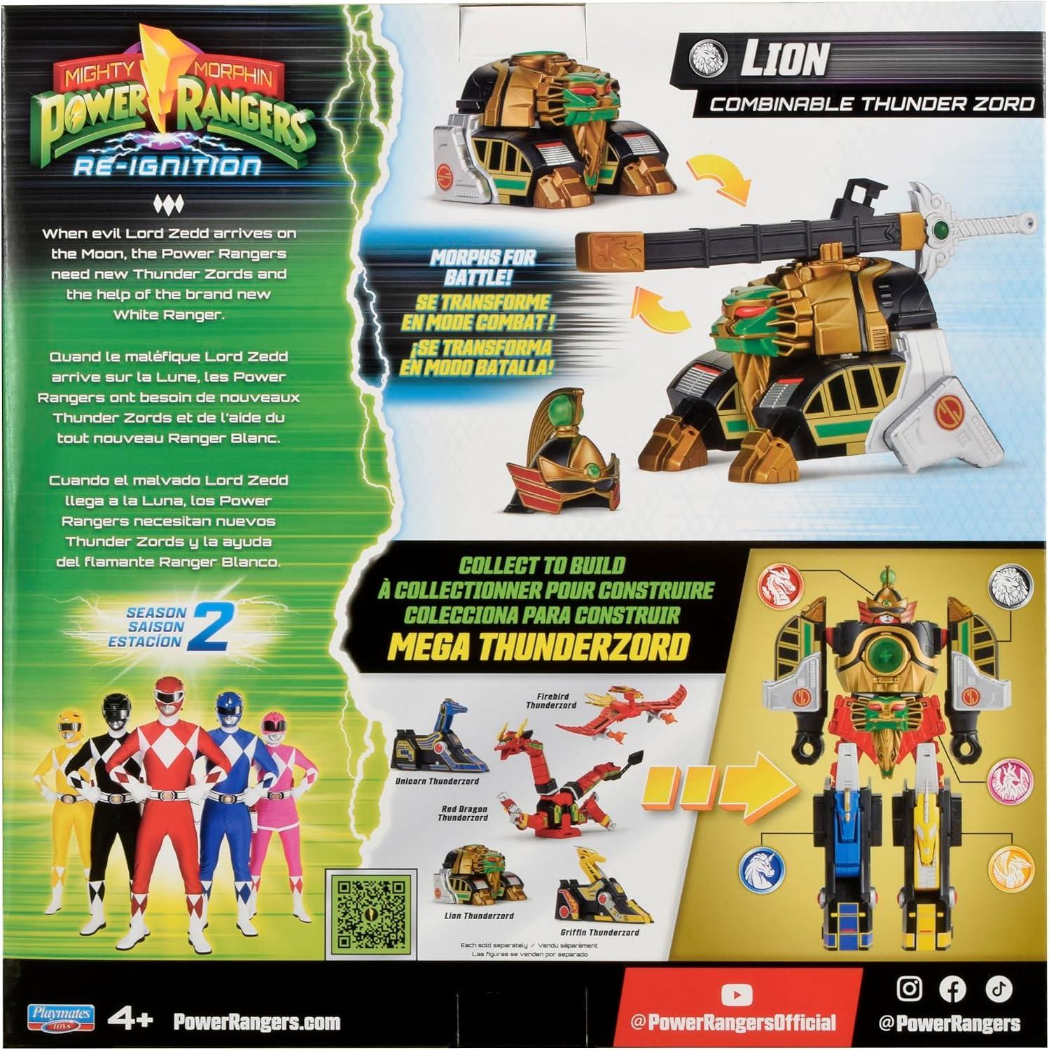 Power Rangers Mighty Morphin Zord Action Figure - Lion
