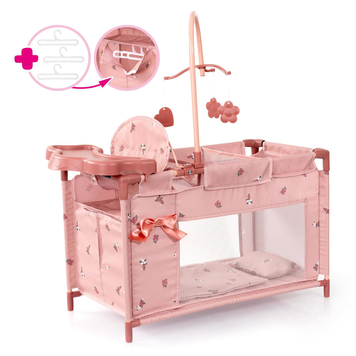 Bayer Doll Multi Bed - Pink