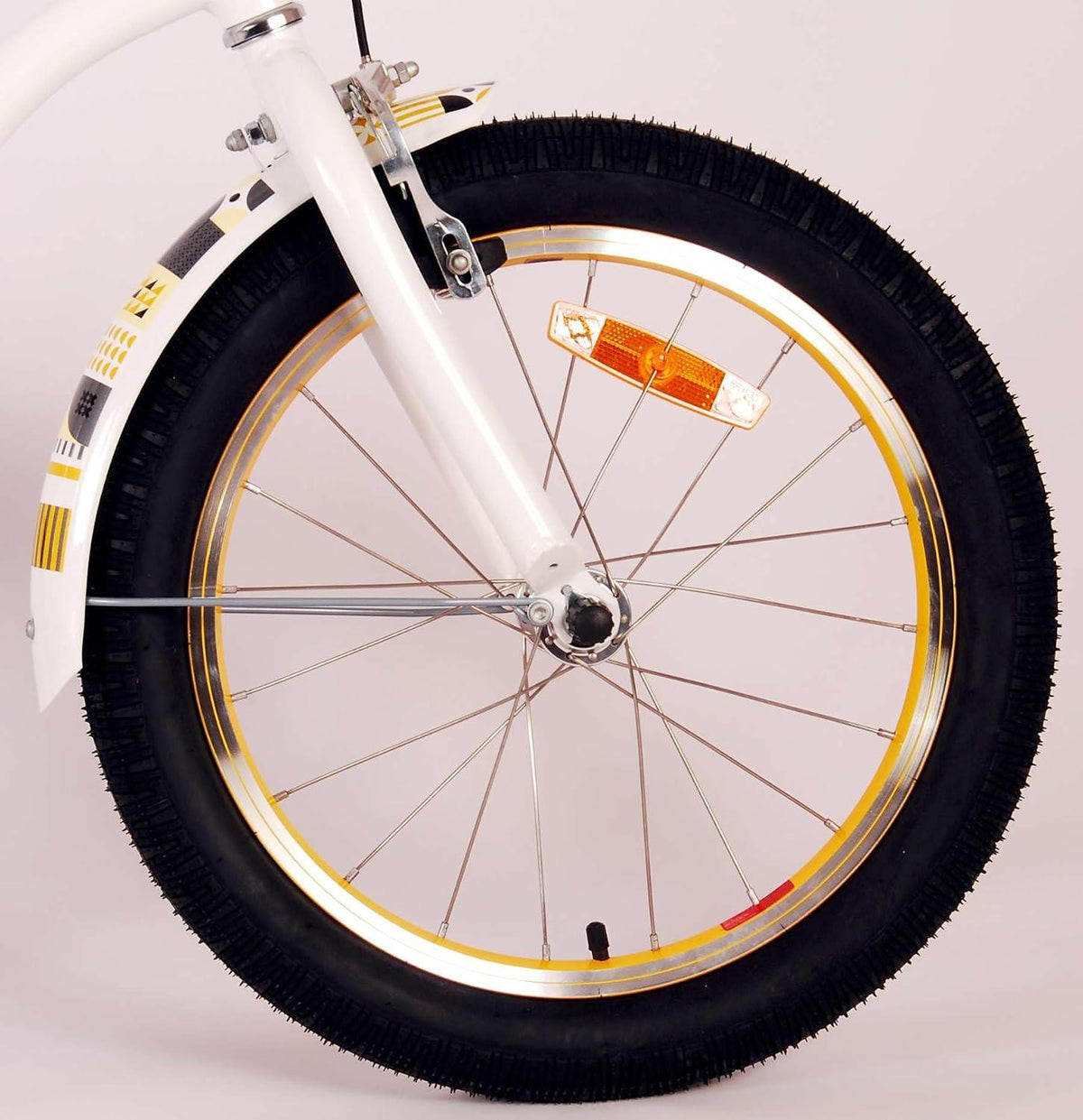 Volare Miracle Cruiser 18-Inch Girl's Bike - White