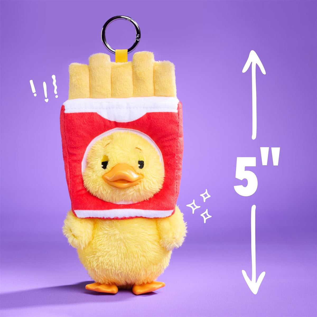 Duckalooz Snack Quack Clip-On Plush Duck Assortment