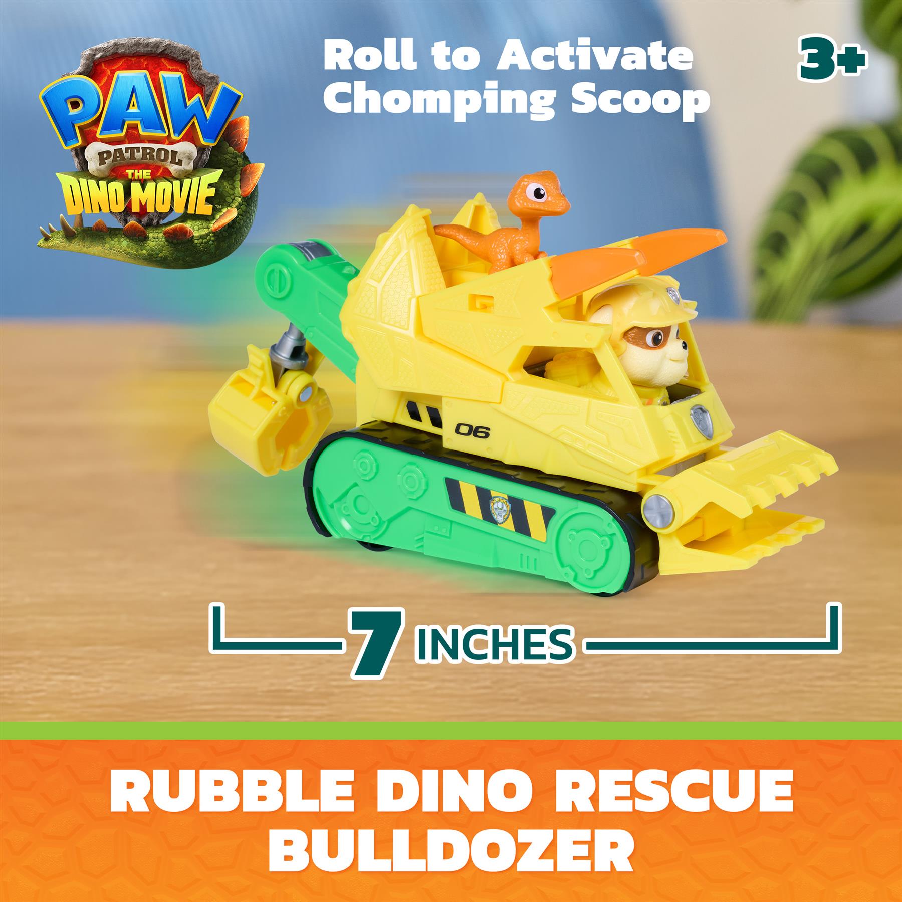 Paw Patrol Dino Themed Vehicle - Rubble