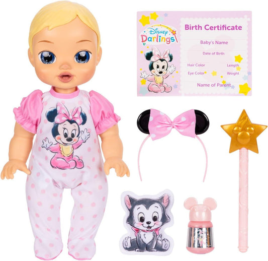 Disney Darlings Minnie Mouse 33cm Deluxe Interactive Doll