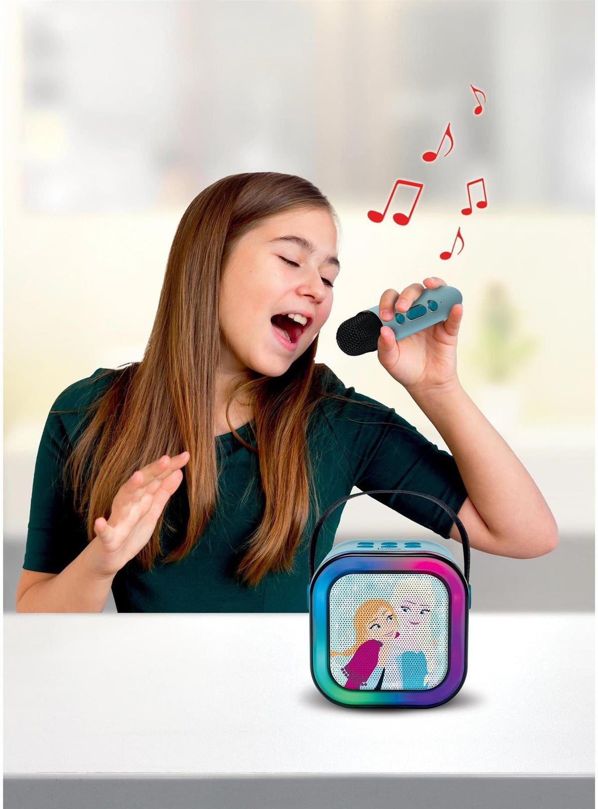 Disney Frozen Portable Karaoke Speaker & Microphone