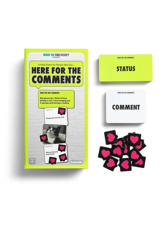What Do You Meme? Here for the Comments Game