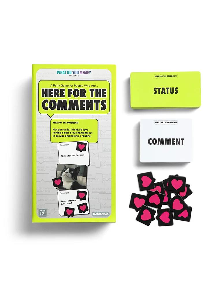 What Do You Meme? Here for the Comments Game