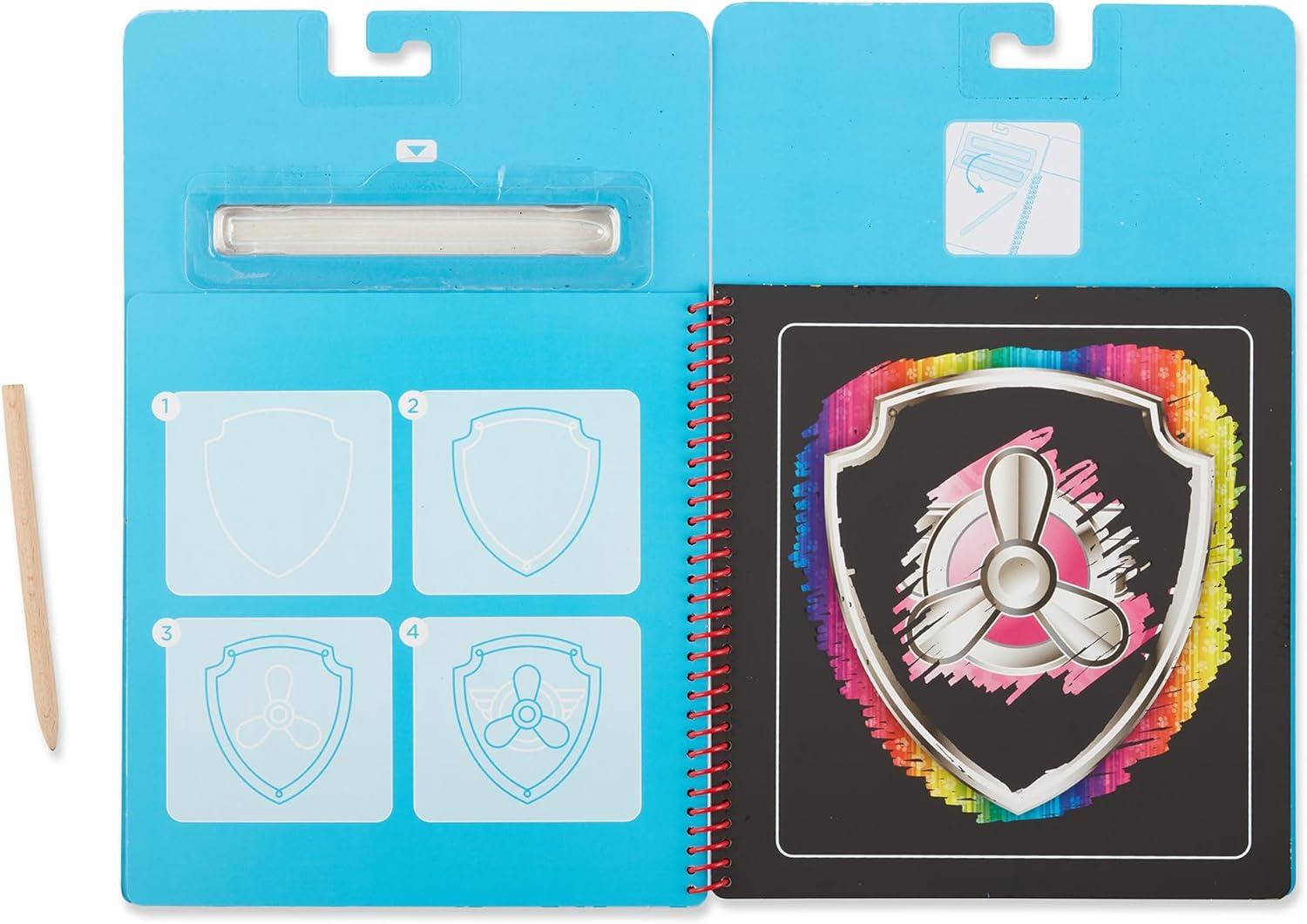 Melissa and Doug Paw Patrol Scratch Art Pad Skye