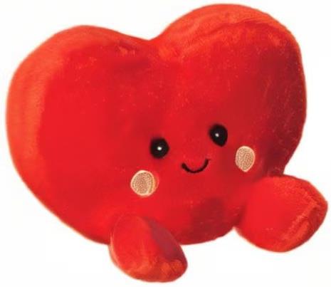Aurora Palm Pals Amore Heart 5 Inch Plush