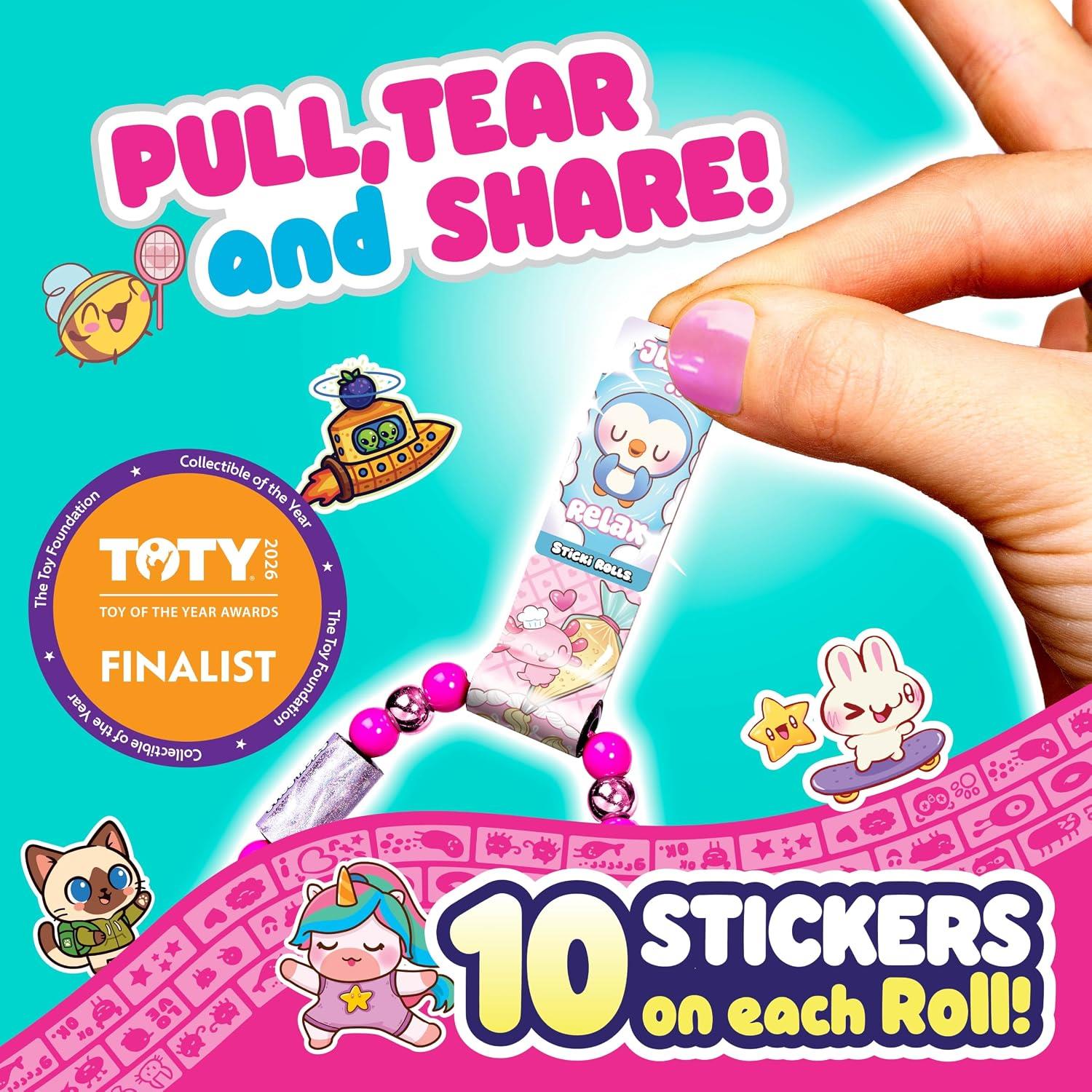 Sticki Rolls Sticki Station Series 3 Sticker Bracelet Jewellery Kit