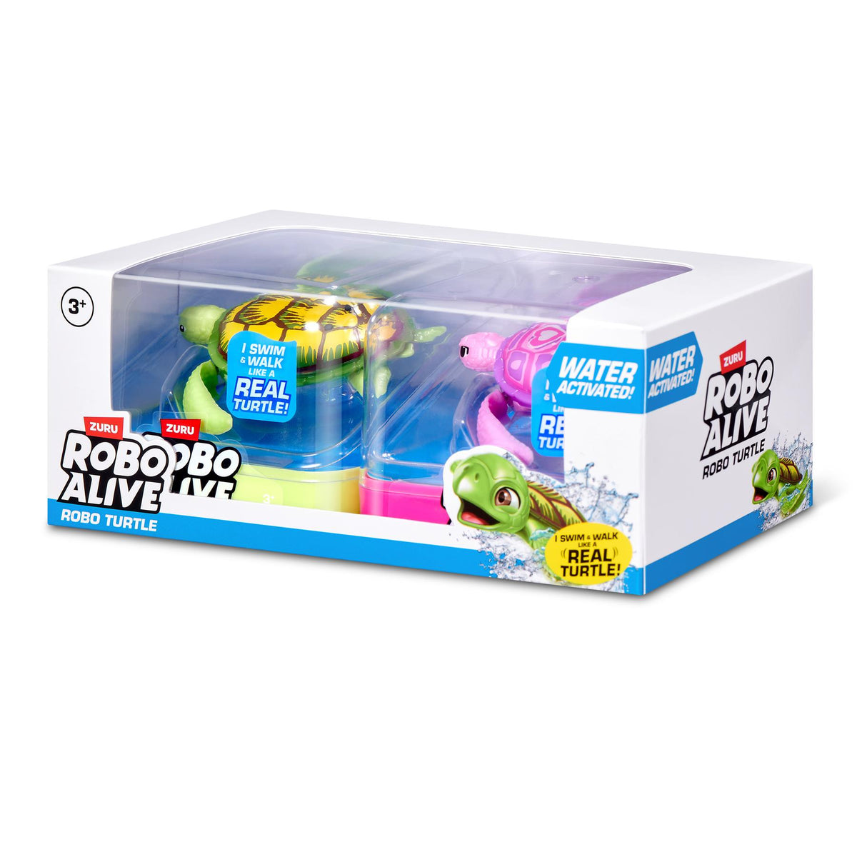 Robo Alive Robotic Water 2-Pack Activated Swimming Turtle