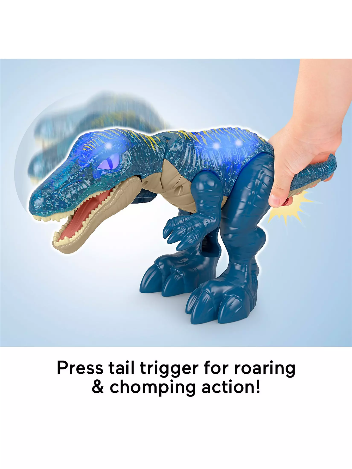 Fisher Price Imaginext Jurassic World Growl & Glow Baryonyx