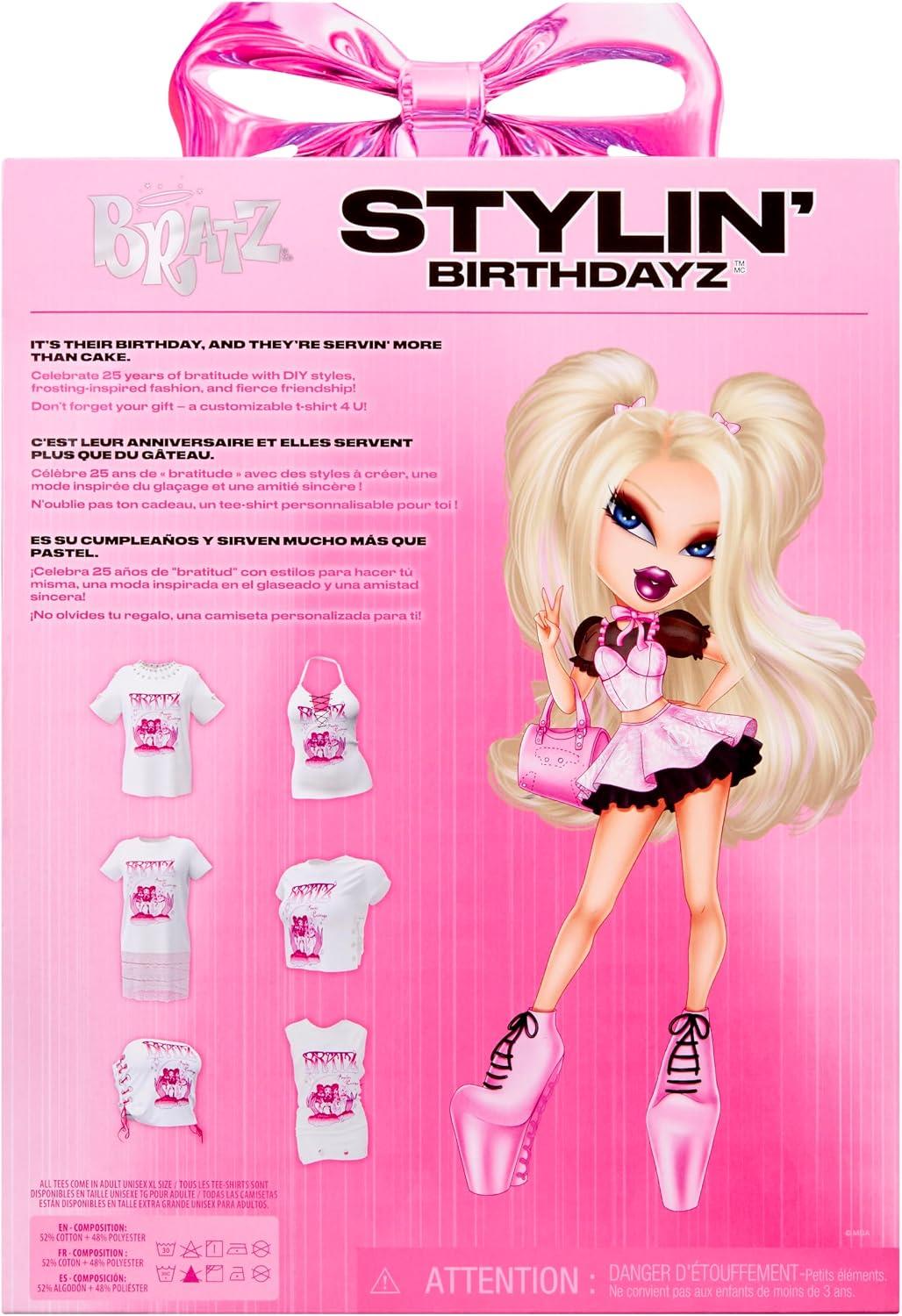 Bratz Stylin' Birthdayz Doll - Cloe Posable Collectable Doll