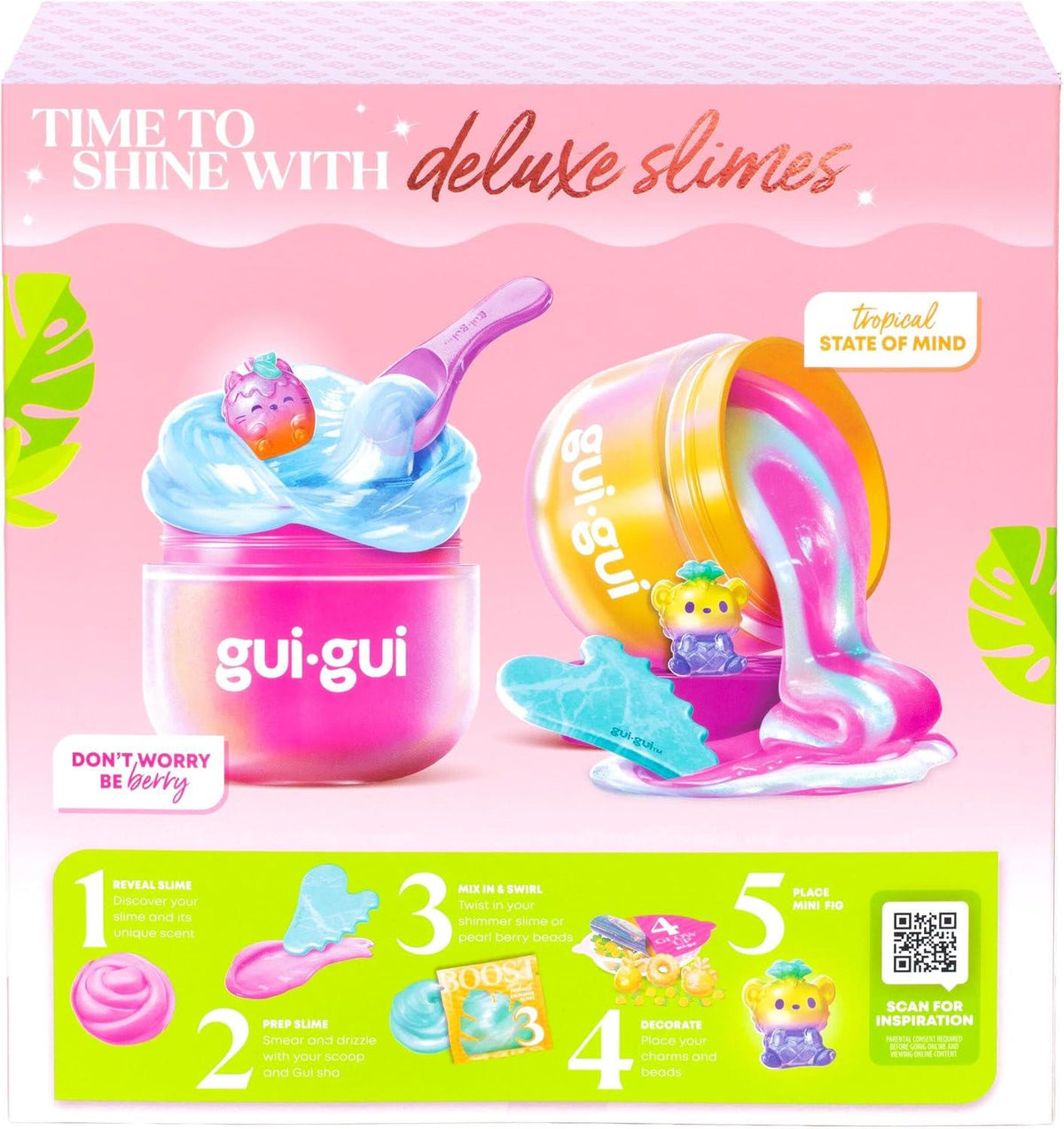 Gui Gui Fruity Glow Deluxe Twin Pack - Beautify Your Slime