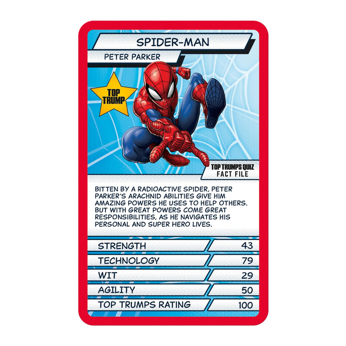 Top Trumps Marvel Spiderman Card Game