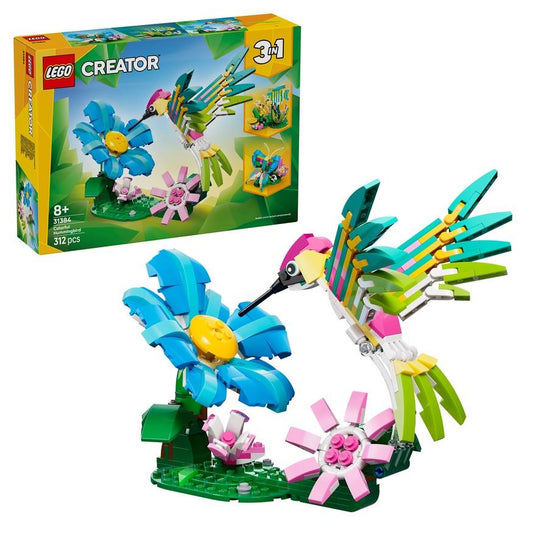 LEGO Creator 3-in-1 Wild Animals Colourful Hummingbird 31384