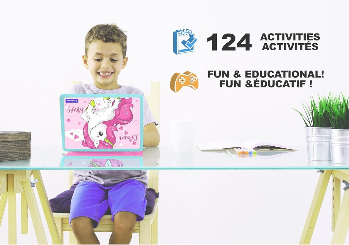 Lexibook Unicorn Bilingual Talking Educational Laptop