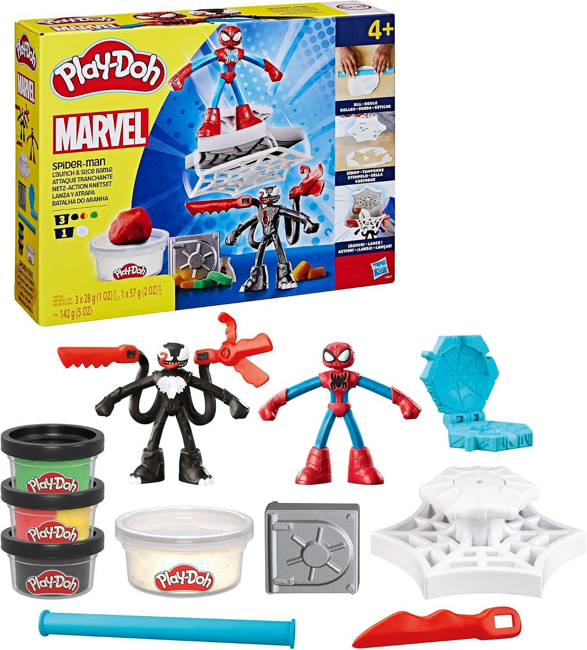 Play-Doh Spider-Man Launch & Slice Battle Playset