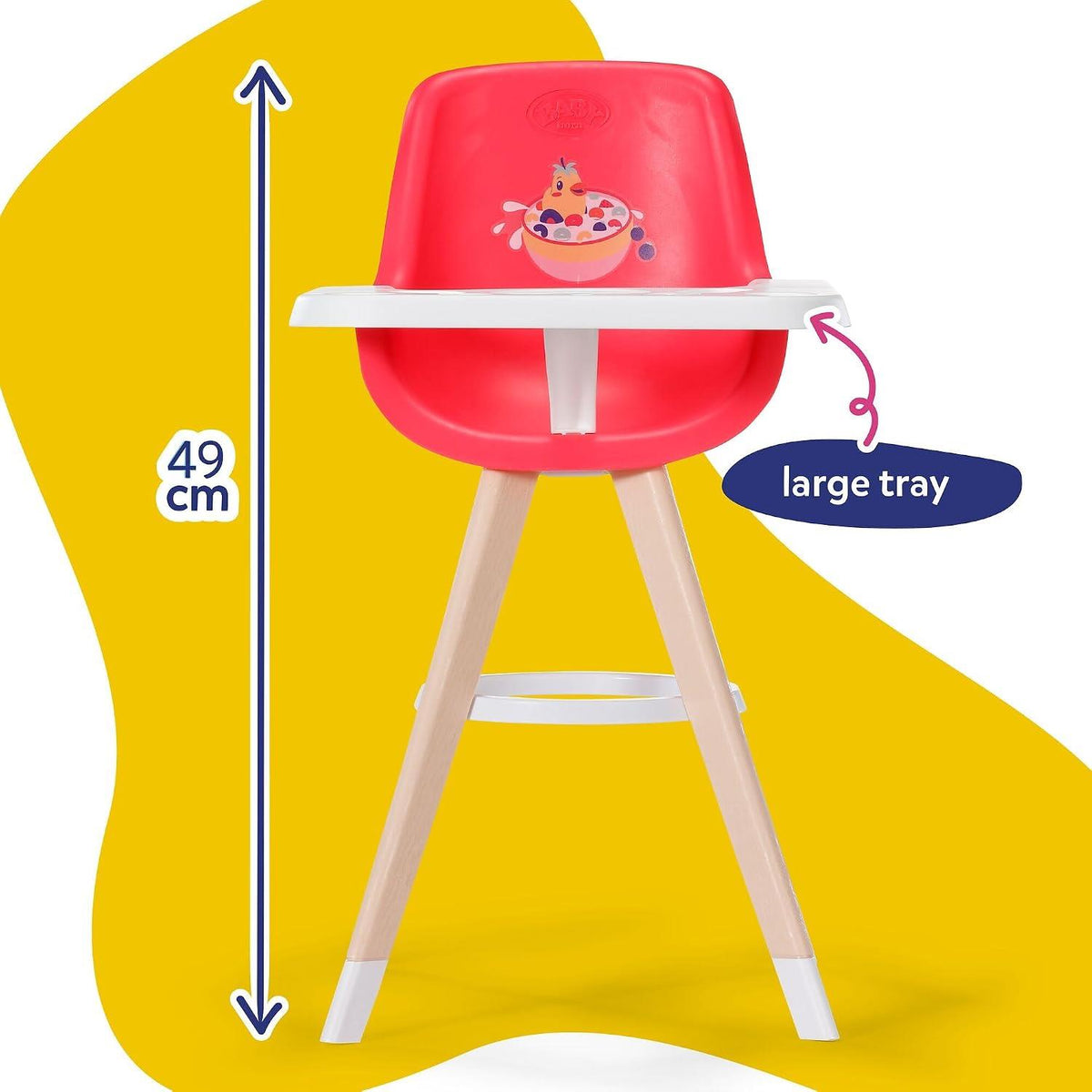 BABY born High Chair for 36 cm and 43 cm Dolls