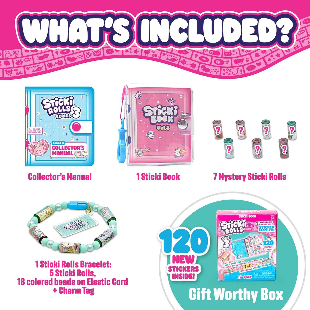 Sticki Rolls Sticki Book Series 3