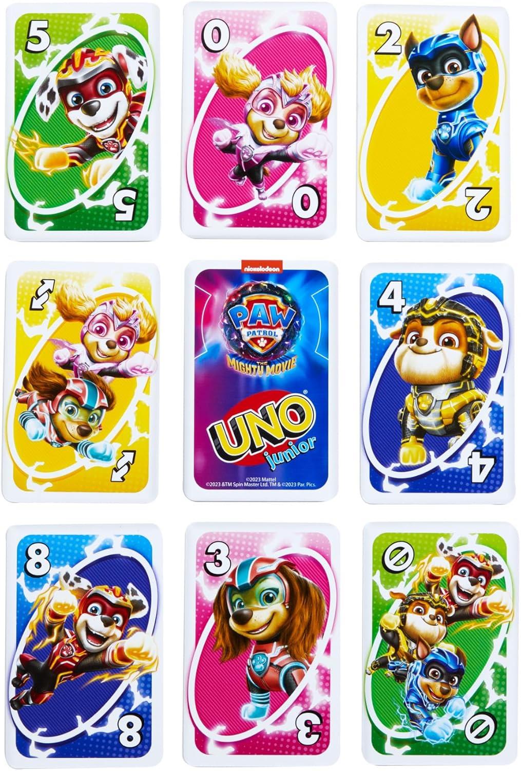 UNO Junior PAW Patrol - The Mighty Movie