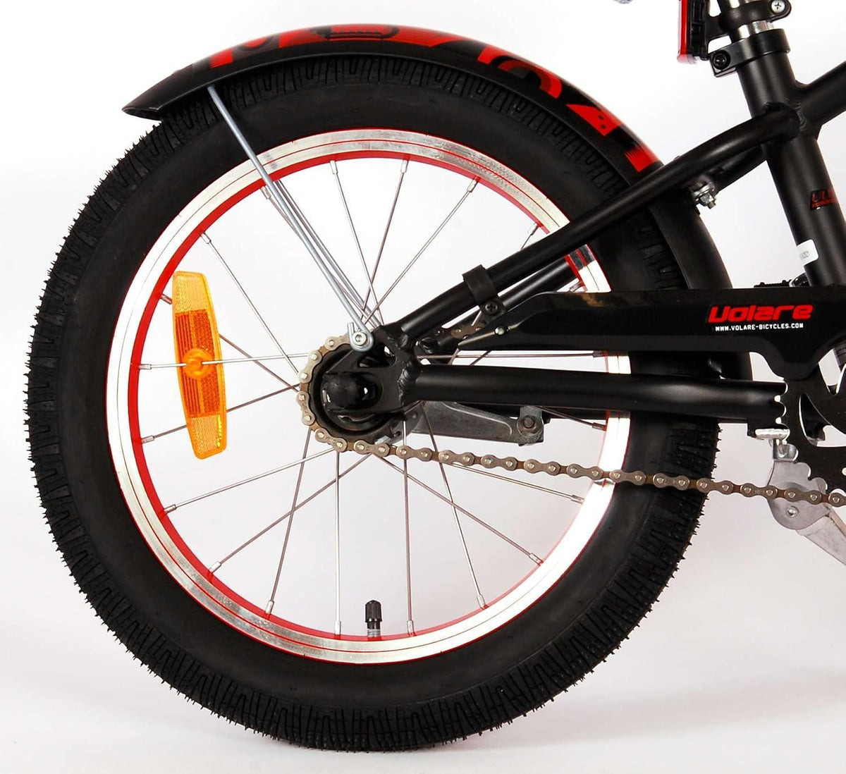 Volare Miracle Cruiser 16-Inch Boy's Bike- Matte Black