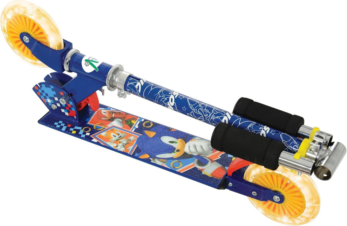 Sonic Folding Inline Scooter with Light Up Wheels