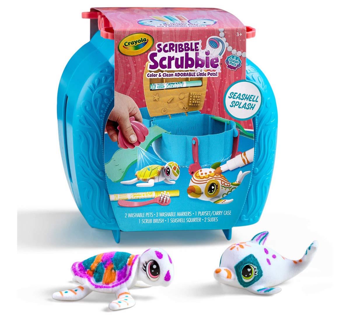 Crayola Scribble Scrubbie Pets Seashell Splash Playset