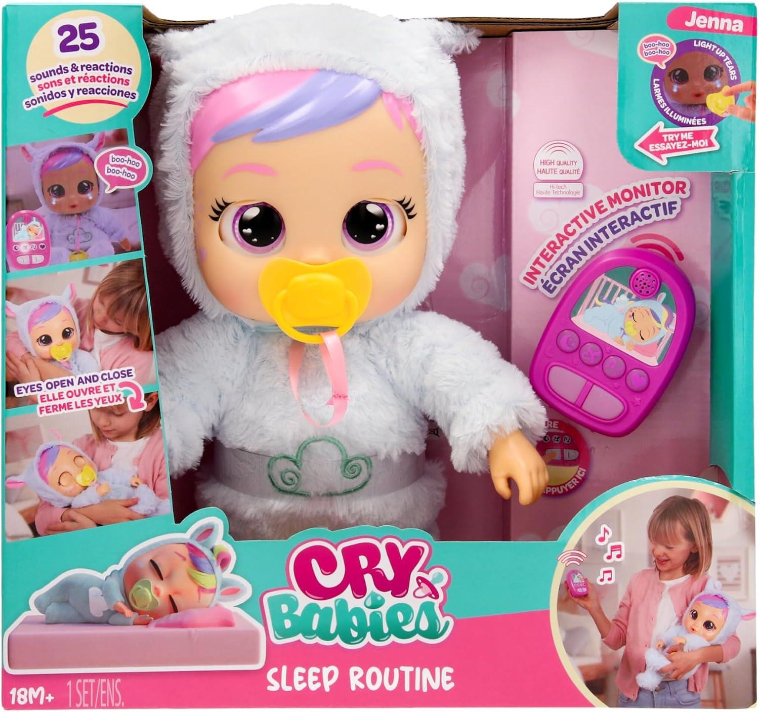 Cry Babies Jenna's Sleep Routine Doll