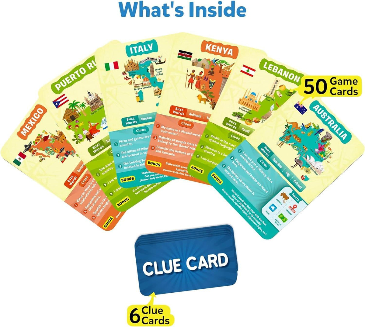 Skillmatics Guess in 10 Countries Around the World Card Game
