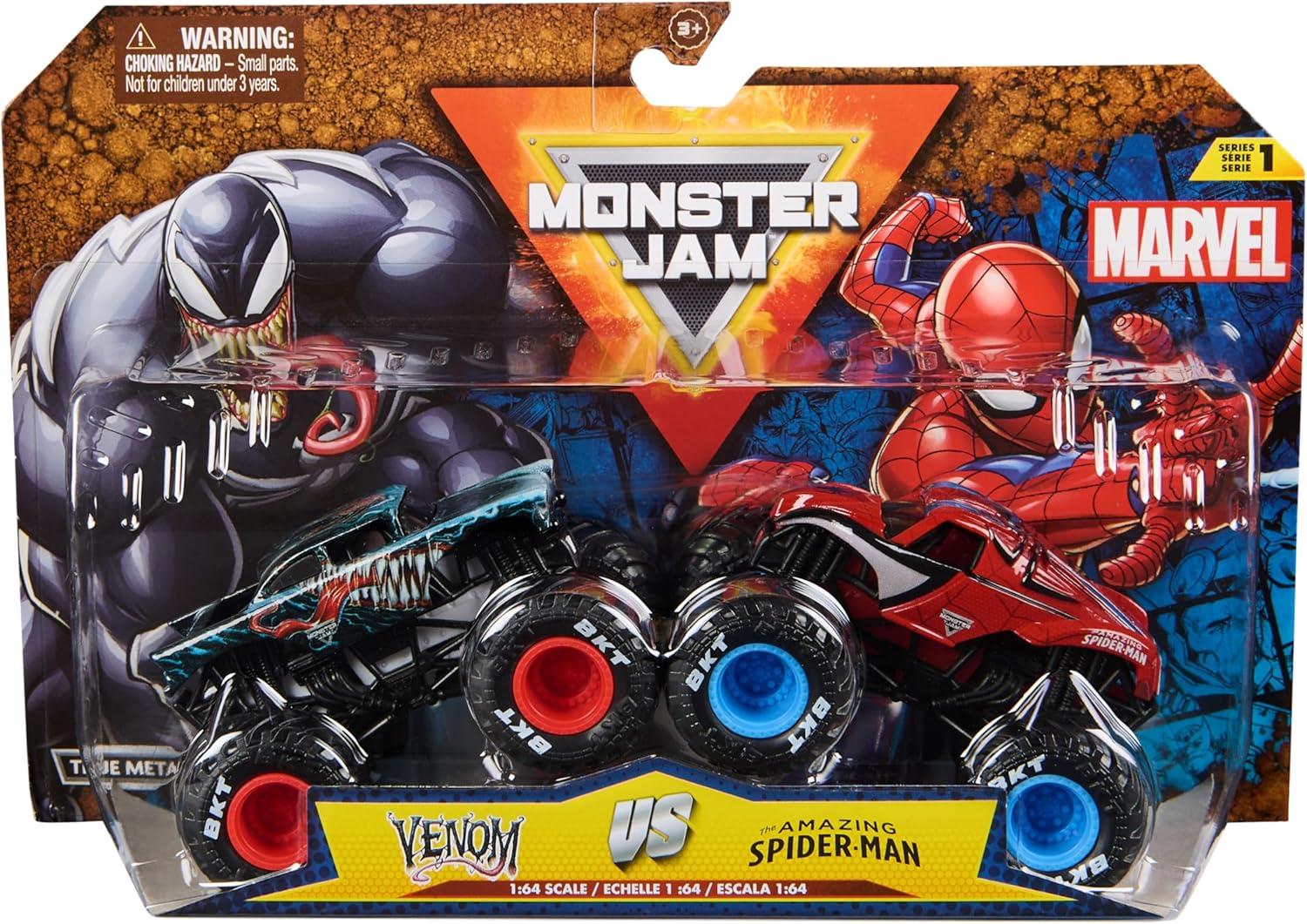 Monster Jam Marvel - 1:64 Die Cast 2-Pack Assortment