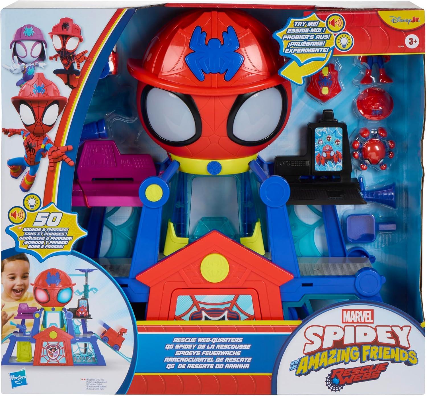 Marvel Spidey and his Amazing Friends Rescue-Webs Web-Quarters Playset