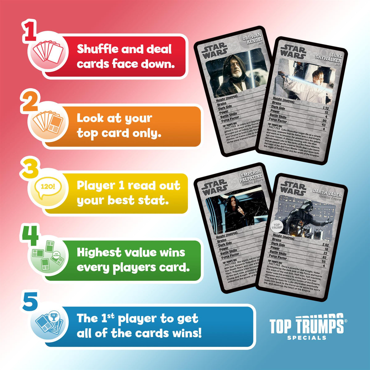 Top Trumps Star Wars Episodes 4-6 Card Game
